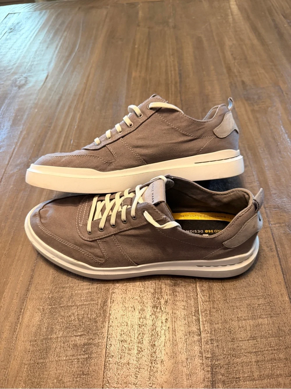 Cole Haan  Grand Pro Rally mens size 11.5  Canvas shoes grey C34740